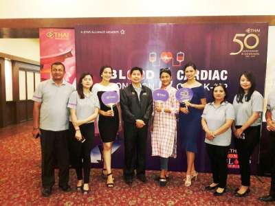 Blood Donation, Cardio Check-up by Thai Airways