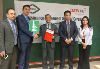 Bancassurance Agreement between NB Bank and IME Life Insurance