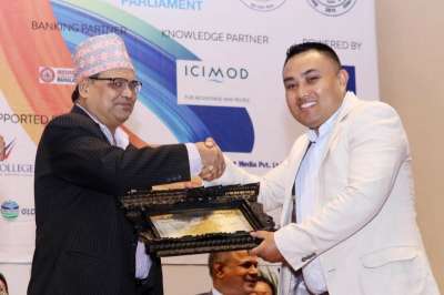 Bijay Lama honored with Asian Youth Initiative Award