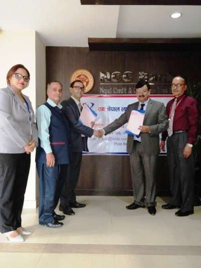 Bancassurance agreement between NCC and Sun Nepal 