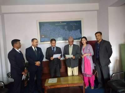 Shrestha Takes Oath of Office