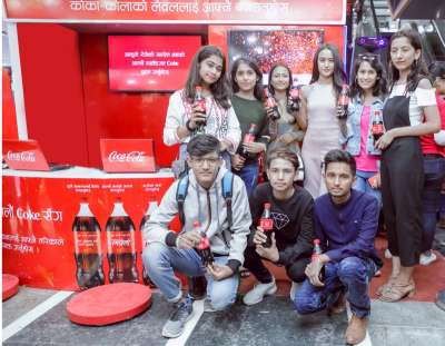 Swastima Khadka, Nischal Basnet share Coke with fans