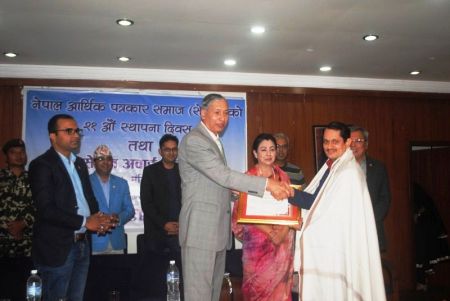 Sejon honours NBA Chairman Lamsal