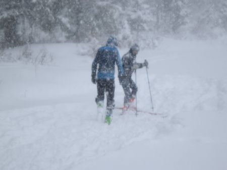 Skiing in Humla