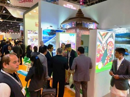 'Tourism Products of Nepal Draw Curiosity of Visitors at Arabian Travel Mart'