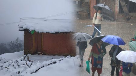 Cloudy Weather with Chances of Rainfall in Forecast