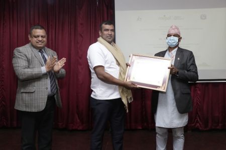 NTB Felicitates Chef Santosh Shah