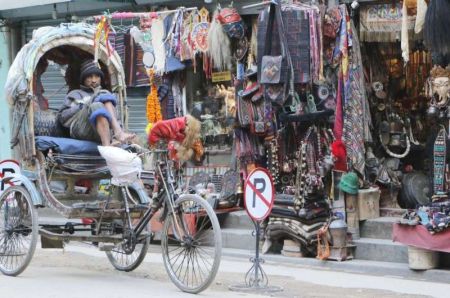 Business in Thamel Almost Nil