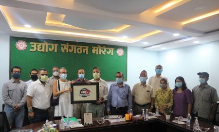 Swiss Ambassador Discusses Possible Cooperation with Chamber of Industries Morang