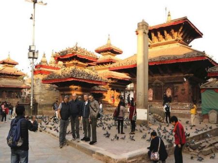 Number of Foreign Tourists Increasing at Hanumandhoka  