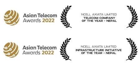 Ncell Wins Int’l Awards at 2022 Asian Telecom Awards