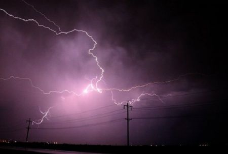 Windstorm Damages 140 Electricity Poles in Bharatpur