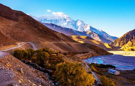 Bridge over Lo Manthang River Constructed