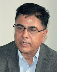 Dr Chiranjibi Nepal,Chief Economic Advisor at the Ministry of Finance.